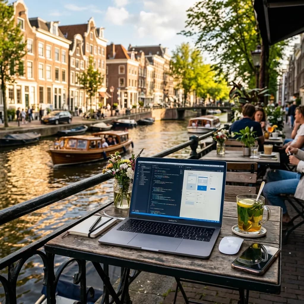 Coffeeshop Workstation Etiquette & Best Scenic Terraces
